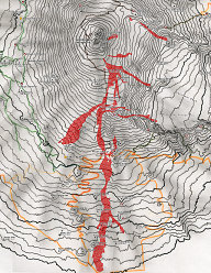 Cartina Eruzione 2001
