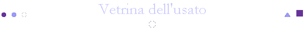Vetrina dell'usato