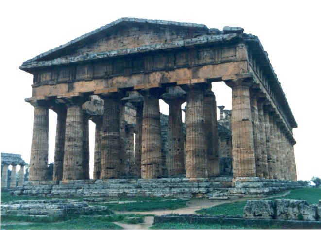 Temple of Poseidon in 1987