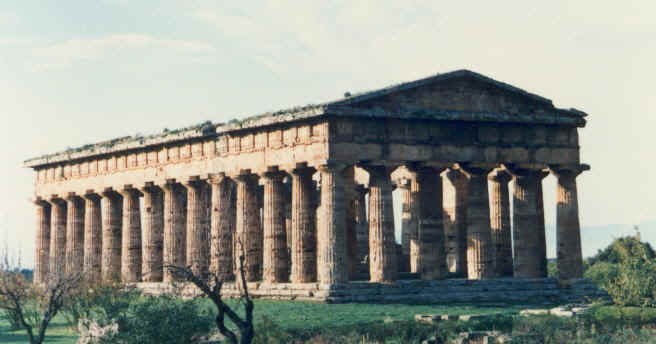 Temple of Poseidon from Southeast in 1987