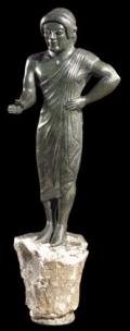 Offerente - Statuetta etrusca in bronzo