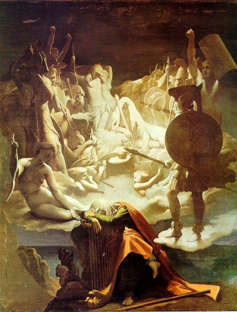 Ingres, Il sogno di Ossian, 1813