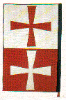 Seconda bandiera della citt di Elbing ,portata dal Hauskomtur Ulrich von Stoffeln.