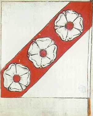 Bandiera avvocazia di Roggerhausen-portata da Friedrich von Wenden.