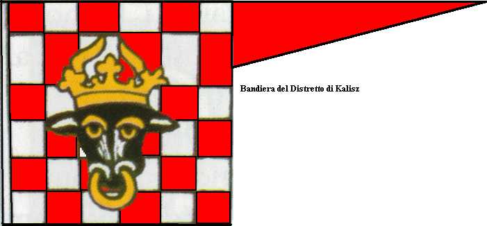 Bandiera distretto di Kalisz.
