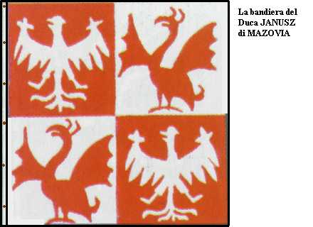 Bandiera del Duca Janusz di Mazovia.