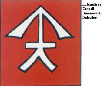 Bandiera ceca di Gniewosz di Dalewice.