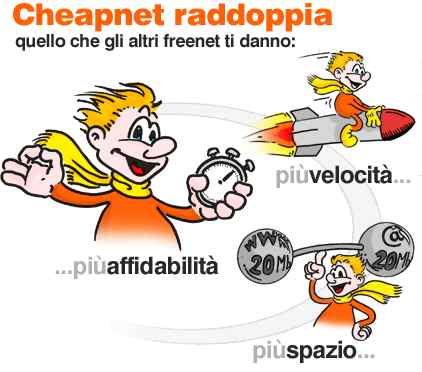 internet gratis - Cheapnet - connessione gratuita